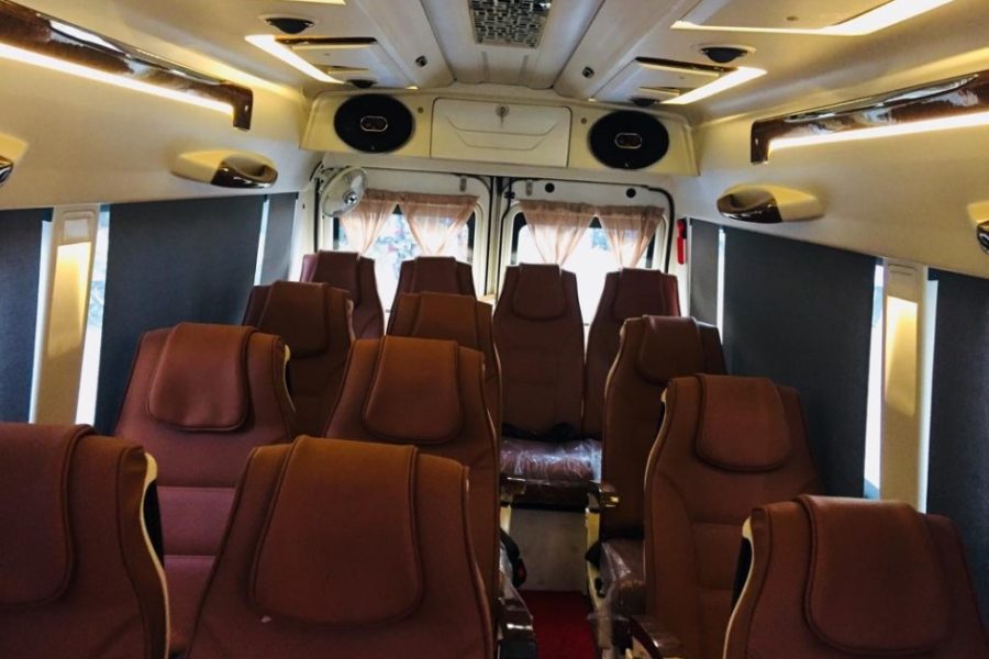 14 Seater Ac Premium 2×1 Tempo Traveller